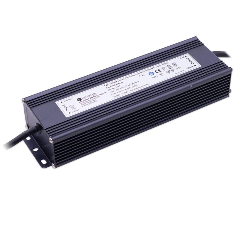 LED Netzteil 200W 24V 8.3A IP66 dimmbar TRIAC Schaltnetzteil CV
